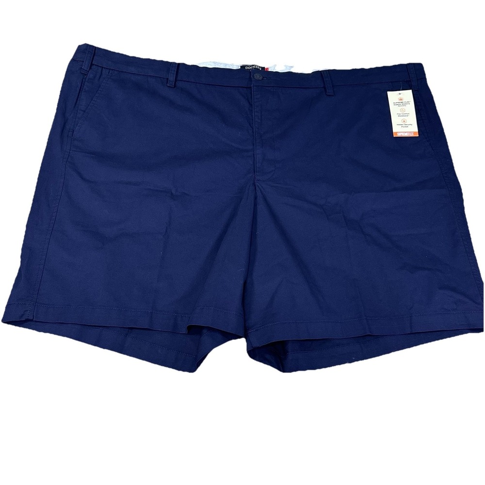 Dockers Perfect Shorts Mens Size 54 Blue Chino Pockets Big Tall Flex Golf  NEW‎